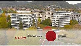 Studium der Geowissenschaften, Universität Heidelberg