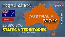 Australia Map, States, Territories and Population 2022