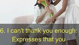 8 Different ways to say "thank you"
