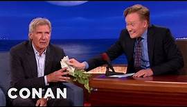 Harrison Ford Spills "Star Wars" Spoilers For $1000 | CONAN on TBS