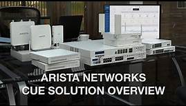 Arista CUE Solution Overview