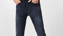 CECIL Slim Fit Jeans Damen - Style Toronto - Blue/black Used Wash | CECIL Online-Shop
