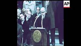 SYND 1-1-74 ABE BEAME INAUGURATED AS MAYOR OF NEW YORK