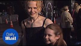 What a transformation! Daveigh Chase at The Ring premiere in 2002 - Daily Mail