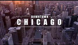 Downtown Chicago Aerial 4k
