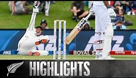 NZ Set 132 To Win | HIGHLIGHTS | BLACKCAPS v India | 2nd Test - Day 3, 2020