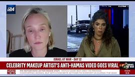 Bar Refaeli's makeup artist anti-Hamas video goes viral
