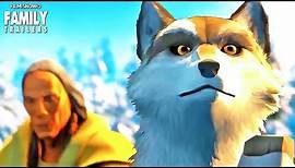 WHITE FANG | Trailer for Netflix's Animated Movie about an Alaskan Wolf Dog
