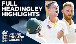 Full Test Highlights! | England v Australia - Headingley Test | Third Specsavers Ashes Test 2019