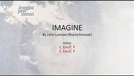 Imagine by John Lennon - Easy acoustic chords and lyrics
