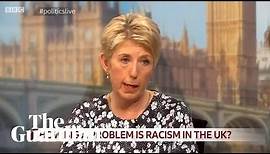 Angela Smith appears to describe people with 'funny tinge' in racism debate
