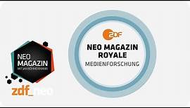 ZDF-Medienforschung: Folge 1 - NEO MAGAZIN mit Jan Böhmermann - ZDFneo
