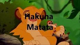 Der König der Löwen - Hakuna Matata (Lyrics)