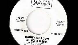 Barry Gordon - The World Is Mine - UNITED ARTISTS 950