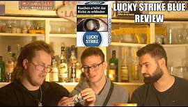Die NEUE Lucky Strike mit WENIGER Nikotin und FLOW FILTER! || Lucky Strike Blue Zigaretten-Review