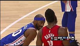 Corey Brewer Does The Most To Annoy James Harden In Philly