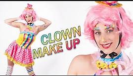 CLOWN schminken - Make Up Tutorial bunter Clown