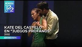Kate del Castillo y Julio Bracho en obra teatral "Juegos profanos" (2002)