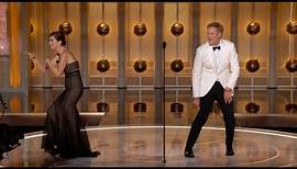 Will Ferrell & Kristen Wiig Present Male Actor – Motion Picture Musical/Comedy I 81st Golden Globes