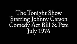 The Tonight Show. Skiles and Henderson. August 26, 1976