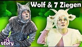 Der Wolf und die Sieben Geißlein | Märchen für Kinder | Gute Nacht Geschichte
