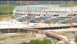Die Bauphase der Allianz Arena im Zeitraffer