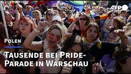 Tausende nehmen an Pride Parade in Warschau teil | AFP