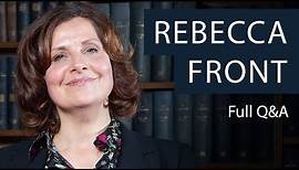 Rebecca Front | Full Q&A at The Oxford Union
