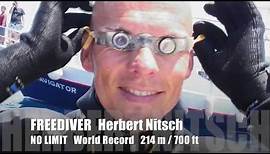 Freediver Herbert Nitsch - WR#20 2007 No Limit 702 ft (214 m)