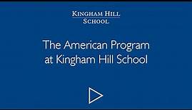 The American Program at Kingham Hill School