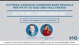 Higher Ground event: Actress Candace Cameron Bure reveals her path to God and Hollywood