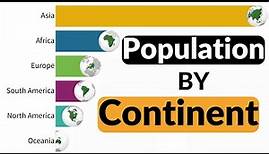 World Population By Continent From (100 - 2021)