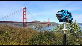 Mit der 360-Grad-Kamera über die Golden Gate Bridge