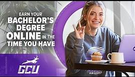Earn Your Bachelor’s Degree Online at GCU