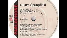 Dusty Springfield In Private Lyrics