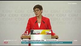 Annegret Kramp-Karrenbauer nach der CDU-Präsidiumssitzung am 07.02.20