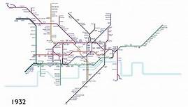Evolution of the Underground map from the Metropolitan Railway to the Elizabeth line