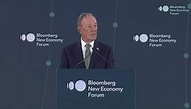 Bloomberg New Economy Forum Welcome Remarks