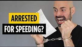 Can You Be Arrested for a Speeding Ticket in Florida?