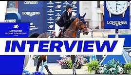 Jessica Springsteen's winning interview at the Longines Global Champions Tour Grand Prix