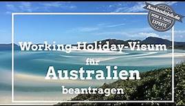 Working Holiday Visum für Australien beantragen