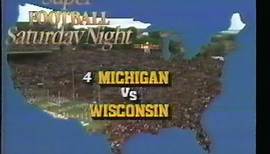 1986 Michigan @ Wisconsin; TBS; College Football