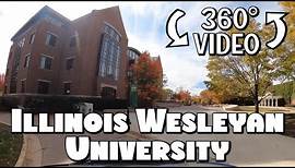 Driving Around the Illinois Wesleyan University Campus in Bloomington, IL 360° Video