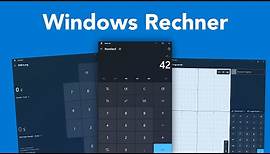 Windows Rechner (Tutorial) Alles was du darüber wissen musst