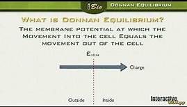 006 Donnan Equilibrium and Driving Force