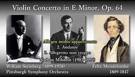 Mendelssohn: Violin Concerto, Milstein & Steinberg (1953) メンデルスゾーン ヴァイオリン協奏曲 ミルシテイン