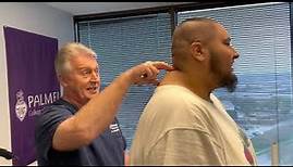 Houston Chiropractor Dr Gregory Johnson Helps Man From Oklahoma With Dowagers Hump + FHP Posture