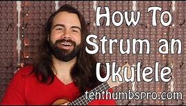 Your First Ukulele Lesson - How to Strum the Ukulele