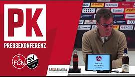 Die PK mit Dieter Hecking im Re-Live | 1. FC Nürnberg - SV Sandhausen