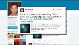 Hillary Clinton Promises the Truth About UFOs
